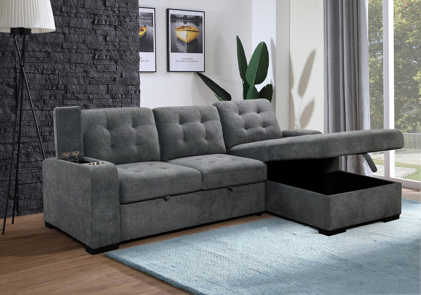 LHF Sofa Bed Sectional (NS-9050)