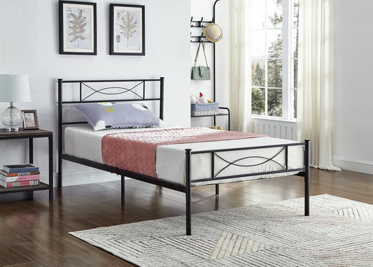 Metal Bed Frame + 6" Mattress Combo