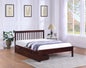 Wooden Bed Frame With Drawers (NS-415)
