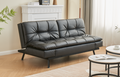 Black PU Split Back and Seat Design (NS-8050)