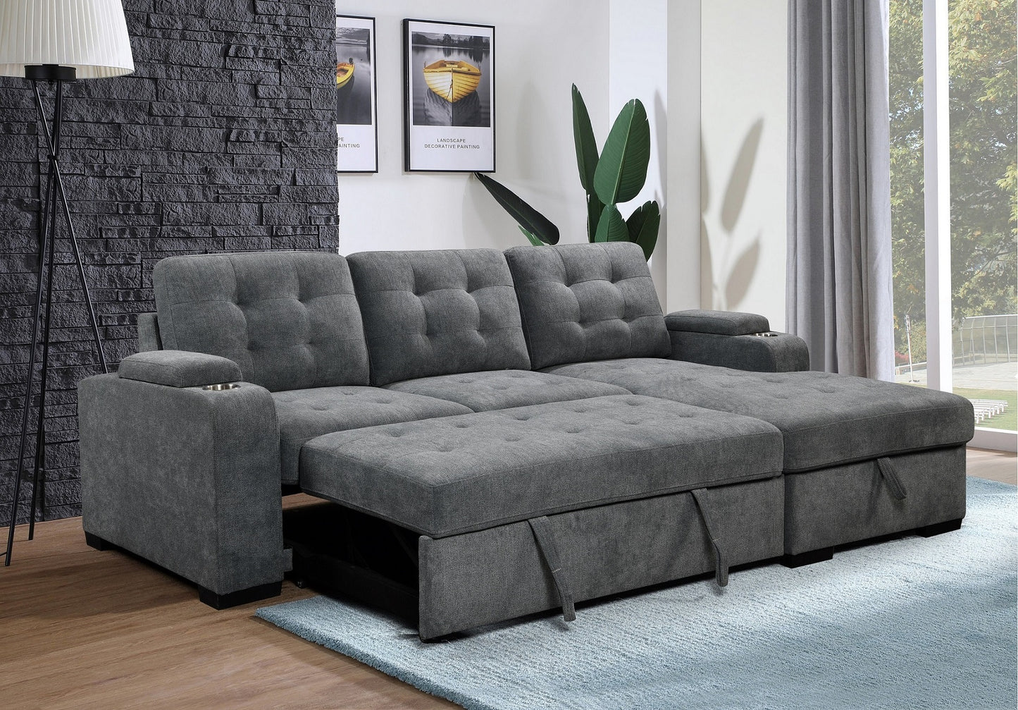 LHF Sofa Bed Sectional (NS-9050)