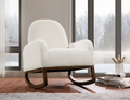 🤍 Modern Bouclé Rocking Chair